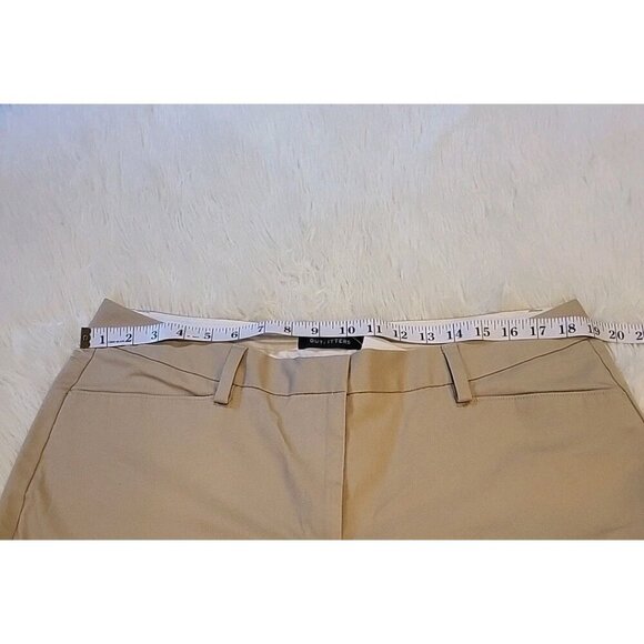 The Outfitters Lands End Womens Pants 16 Khaki Tan NWOT Chino Cotton PolySpandex - Picture 5 of 10